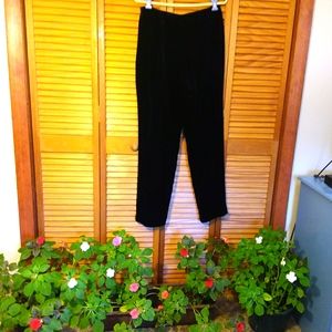INC Black Velvet Women's Pants.